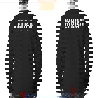 Ketorican Back Print Long Sleeve T-shirt | Mazezy