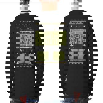 Landscaping Supervisors Against Ugly Sweaters Back Print Long Sleeve T-shirt | Mazezy