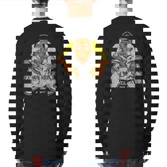 Learn From Khaby Back Print Long Sleeve T-shirt | Mazezy