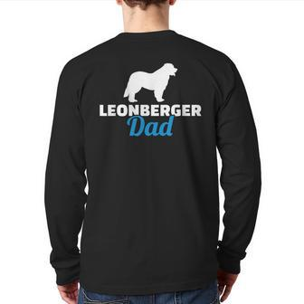 Leonberger Dad Back Print Long Sleeve T-shirt | Mazezy