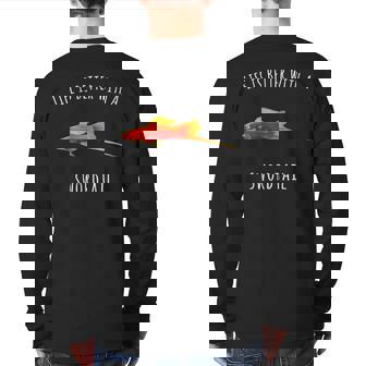 Life Is Better With A Swordtails Fish Back Print Long Sleeve T-shirt | Mazezy