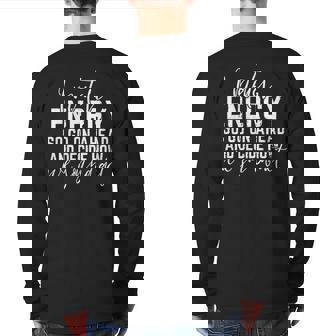 I Match Energy So How We Gonna Act Today Back Print Long Sleeve T-shirt | Seseable CA