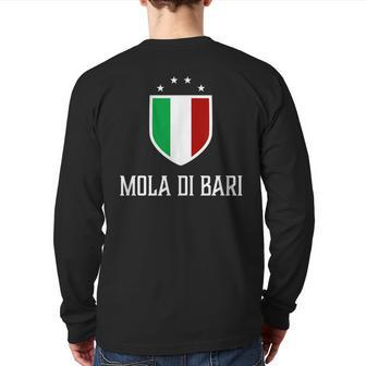 Mola Di Bari Italy Italian Italia Back Print Long Sleeve T-shirt | Mazezy