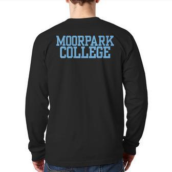 Moorpark Vintage Arch College Back Print Long Sleeve T-shirt | Mazezy