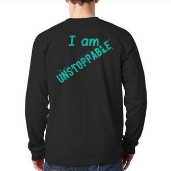 Motivational Life Quotes For Inspiration Back Print Long Sleeve T-shirt | Mazezy