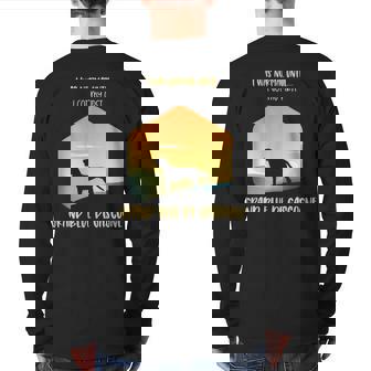 I Was Normal Until I Got My First Grand Bleu De Gascogne Back Print Long Sleeve T-shirt | Mazezy