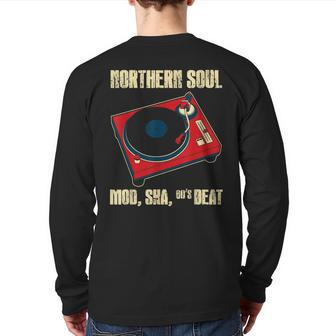Northern Soul 60'S Beat Music T Ideas Back Print Long Sleeve T-shirt | Mazezy