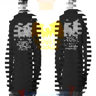 Old School Hip Hop Bring Da Ruckus Back Print Long Sleeve T-shirt | Seseable UK