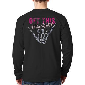 Get This Party Started Back Print Long Sleeve T-shirt - Thegiftio UK