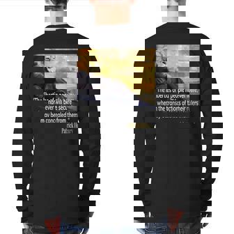 Patrick Henry Quote Back Print Long Sleeve T-shirt | Mazezy