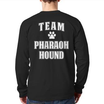 Pharaoh Hound Team For Pharaoh Hound Lover Back Print Long Sleeve T-shirt | Mazezy