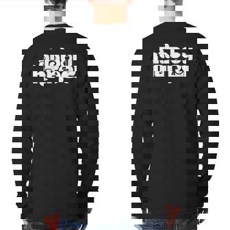 Philly Attaboy Harper Back Print Long Sleeve T-shirt | Mazezy