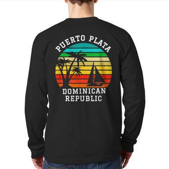Puerto Plata Dominican Republic Family Vacation Back Print Long Sleeve T-shirt | Mazezy
