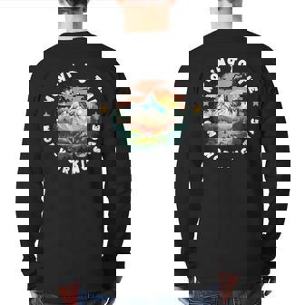 Retirement Moving To The Non Working Phase Back Print Long Sleeve T-shirt | Mazezy