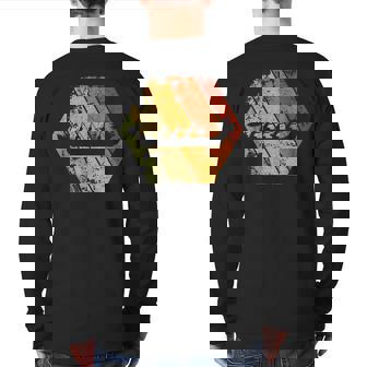 Retro Dragon Boat Racing Vintage Paddle Team Back Print Long Sleeve T-shirt | Mazezy