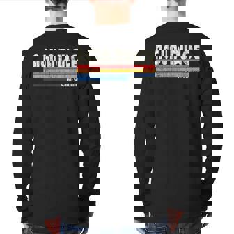 Retro Vintage 70S 80S Style Agua Dulce Ca Back Print Long Sleeve T-shirt | Mazezy