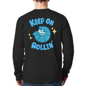 Roly Poly Pill Bug Keep Rollin' Back Print Long Sleeve T-shirt | Mazezy