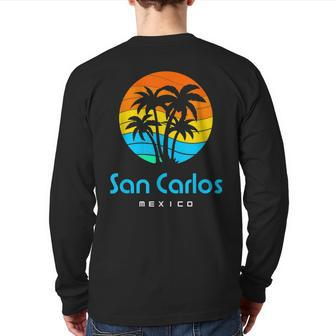 San Carlos Mexico Back Print Long Sleeve T-shirt | Mazezy