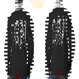 Scream Back Print Long Sleeve T-shirt | Mazezy