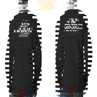 Team Dorris Proud Family Surname Last Name Back Print Long Sleeve T-shirt | Mazezy