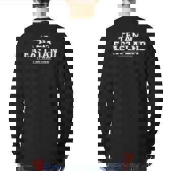 Team Eastland Proud Family Surname Last Name Back Print Long Sleeve T-shirt | Mazezy