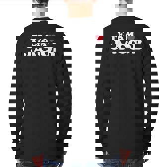 Team Jacob Back Print Long Sleeve T-shirt - Monsterry