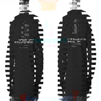Trance Family House Edm Rave Trance Music Back Print Long Sleeve T-shirt | Mazezy
