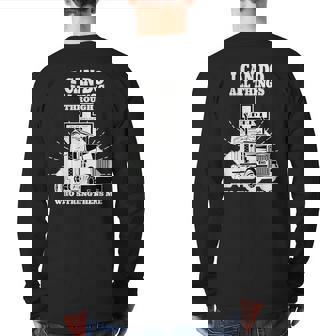 Trucker I Can Do All Things Through Jesus Christ Back Print Long Sleeve T-shirt | Mazezy