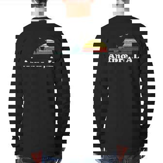 Vintage Atmore Alaska Home Souvenir Print Back Print Long Sleeve T-shirt | Mazezy