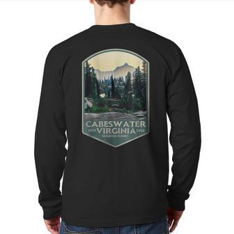 Vintage Cabeswater Forest Henrietta Ravenn Cycle Bookish Back Print Long Sleeve T-shirt | Mazezy