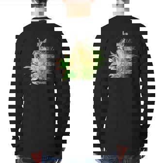 Viscachas South American Rodent Lover Cute Exotic Pet Back Print Long Sleeve T-shirt | Mazezy