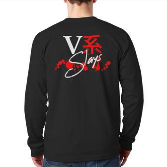 Visual Kei Vk J-Rock J-Pop Visual K Japanese Japan Music Fan Back Print Long Sleeve T-shirt | Mazezy