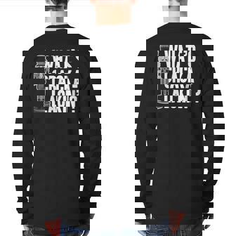 What's Cracka-Lackin' Cute Christmas Back Print Long Sleeve T-shirt - Thegiftio UK