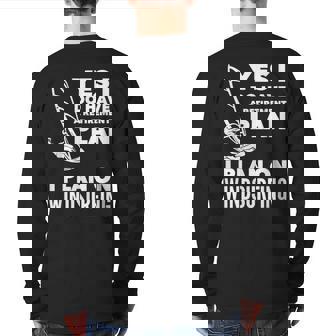 Windsurfer Windsurfing Back Print Long Sleeve T-shirt | Mazezy