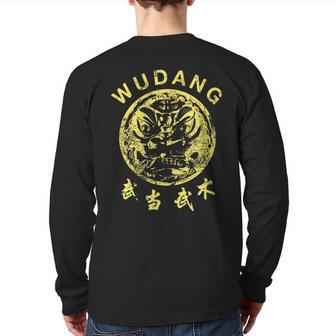 Wudang Kung Fu Chinese Traditional Martial Arts T Back Print Long Sleeve T-shirt | Mazezy