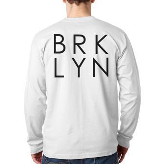 Brooklyn Brklyn Cool New York T Back Print Long Sleeve T-shirt | Mazezy
