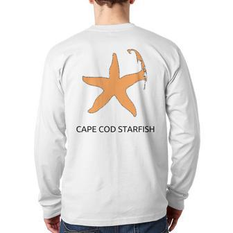 Cape Cod Starfish Back Print Long Sleeve T-shirt | Mazezy