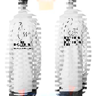 Ciao Bella Cool For Italians Back Print Long Sleeve T-shirt | Mazezy