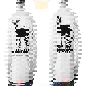 Dik-Dik Graphic Back Print Long Sleeve T-shirt | Mazezy