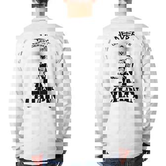Guatemala Tecun Uman Never Underestimate A Chapin Back Print Long Sleeve T-shirt | Mazezy
