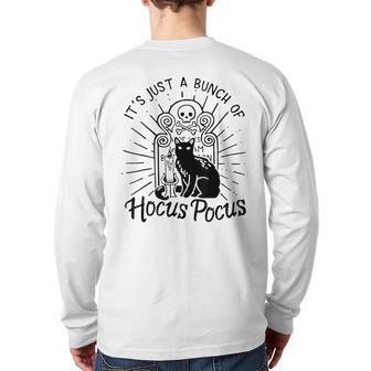 Halloween Movie Cat Witch Hocus Pocus Halloween Classic Back Print Long Sleeve T-shirt - Monsterry
