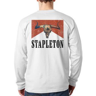 Howdy Stapleton Western Style Team Stapleton Family Reunion Back Print Long Sleeve T-shirt - Thegiftio UK