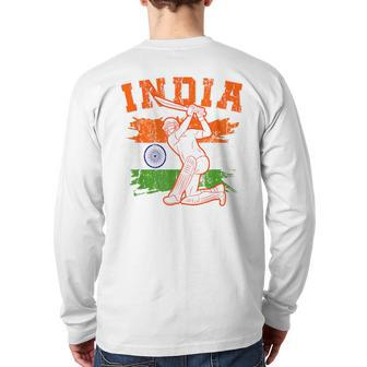 India Cricket Supporters Jersey Indian Cricket Fans Back Print Long Sleeve T-shirt | Mazezy CA