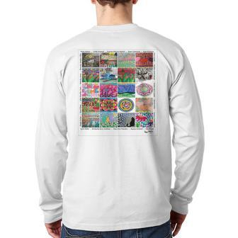 Just Color Colorist Community Collage Back Print Long Sleeve T-shirt | Mazezy