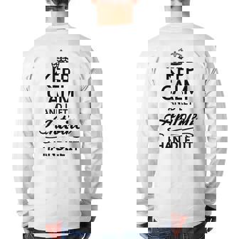 Keep Calm And Let Antoine Handle It Name Back Print Long Sleeve T-shirt | Mazezy