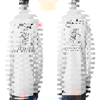 Reflexology Practitioner Reflexology Beginner Back Print Long Sleeve T-shirt | Mazezy