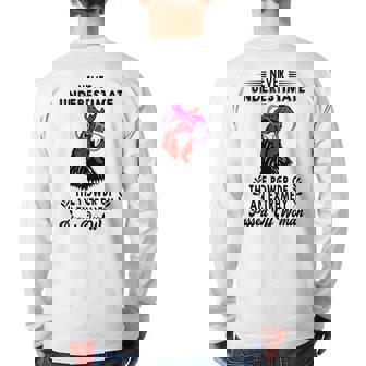 Never Underestimate The Power Of An Extremely Pissed Off Back Print Long Sleeve T-shirt | Mazezy