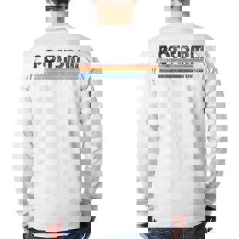 Vintage 1980S Style Potsdam New York Back Print Long Sleeve T-shirt | Mazezy