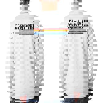Vintage 80S Style Signal Hill Ca Back Print Long Sleeve T-shirt | Mazezy