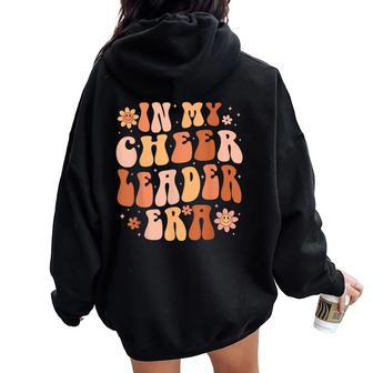 In My Cheer Leader Era Cheerleading For Girls Te Women Oversized Hoodie Back Print | Mazezy